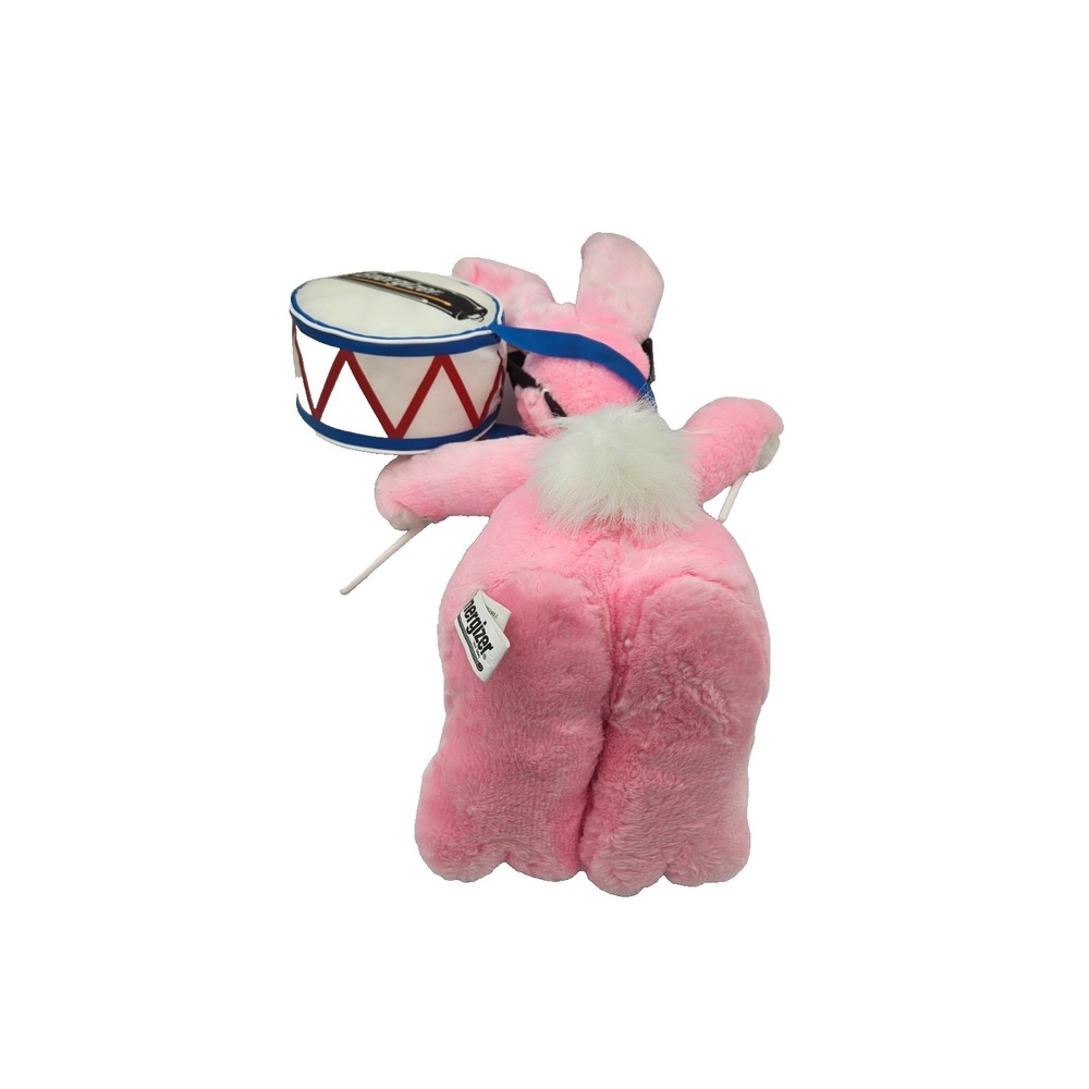 1995 Energizer Bunny Plush Drum Sunglasses Pink Mascot 22" Vintage Promo Toy - Picture 3 of 6